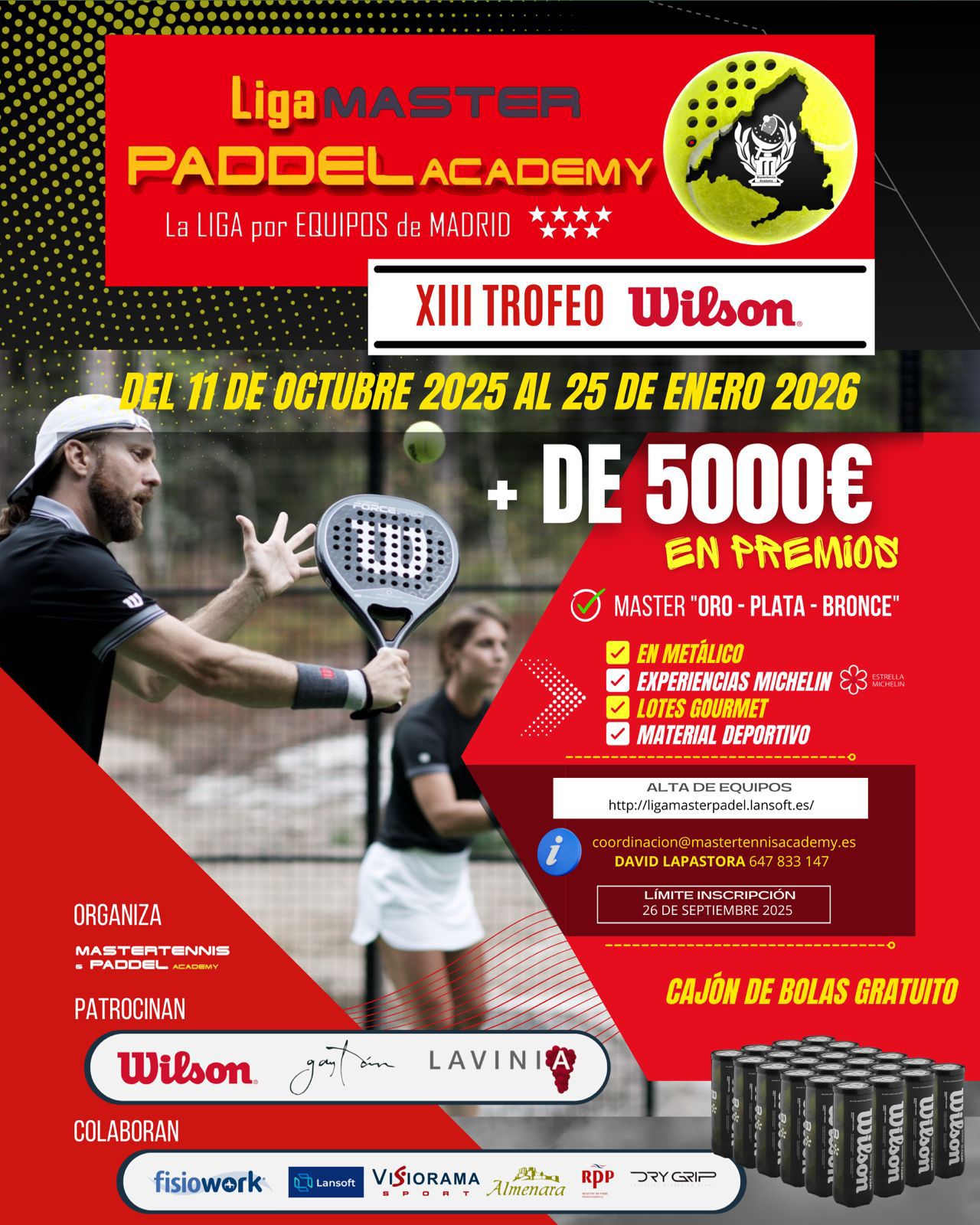 Liga Master Paddel Academy Cartel